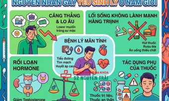 Nguyên nhân gây yếu sinh lý ở nam giới