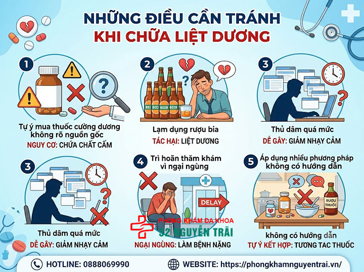 Cách Chữa Liệt Dương – Từ Thuốc Tây Đến Bài Thuốc Dân Gian 7 Những điều cần tránh khi chữa liệt dương