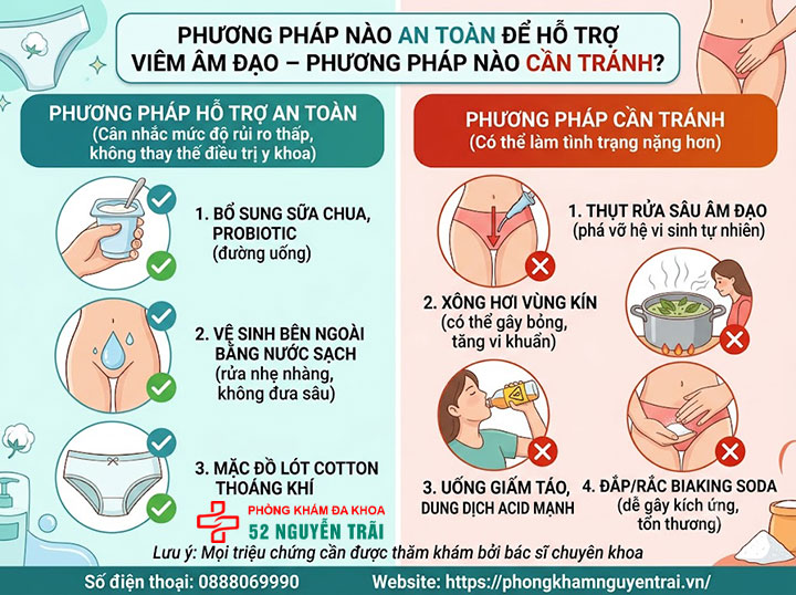 Chữa Viêm Âm Đạo Bằng Dân Gian, Đông Y: Có Hiệu Quả? 4 Phương pháp nào an toàn để hỗ trợ viêm âm đạo phương pháp nào cần tránh?