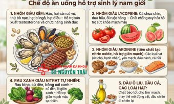 Rối loạn cương dương nên ăn gì, kiêng gì? Hướng dẫn chi tiết