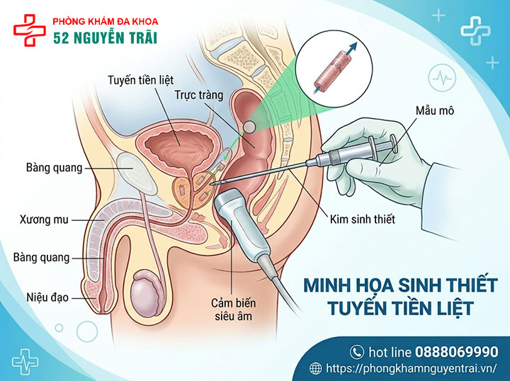 Sinh thiết tuyến tiền liệt có đau không? Giải đáp chi tiết 1 Sinh thiết tuyến tiền liệt là gì, khi nào cần thực hiện