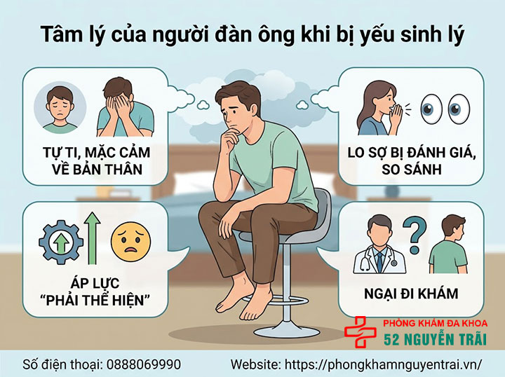 Chồng yếu sinh lý: Vợ nên làm gì để đồng hành đúng cách? 3 Tâm lý của người đàn ông khi bị yếu sinh lý