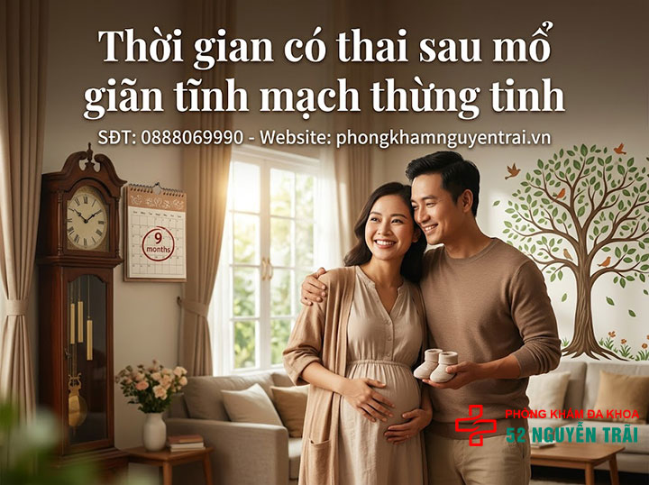 Kết Quả Sau Mổ Giãn Tĩnh Mạch Thừng Tinh: Bao Lâu Có Con? 3 Thời gian có thai sau mổ giãn tĩnh mạch thừng tinh
