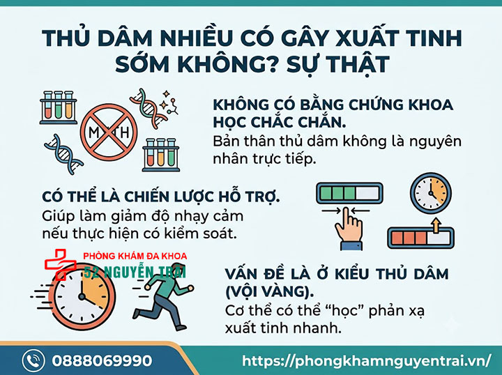 Nguyên nhân xuất tinh sớm và cách khắc phục chi tiết 3 Thủ dâm nhiều có gây xuất tinh sớm không