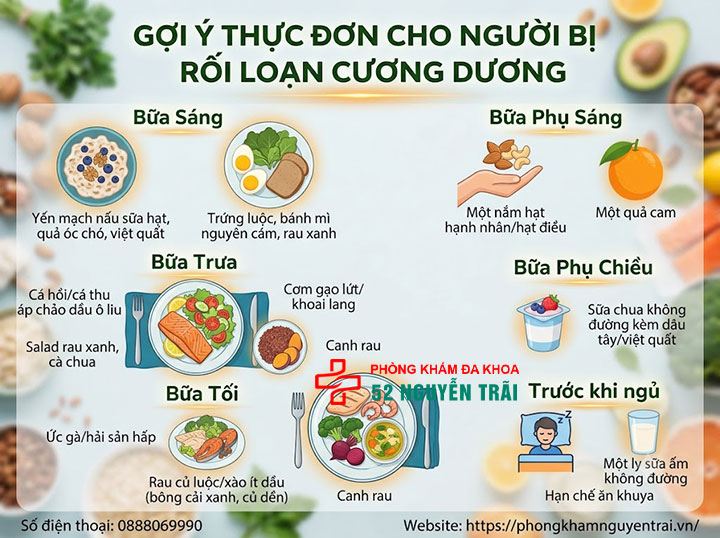 Rối loạn cương dương nên ăn gì, kiêng gì? Hướng dẫn chi tiết 4 Thực đơn gợi ý cho người bị rối loạn cương dương