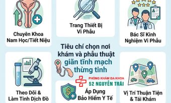 Tiêu chí chọn nơi khám và phẫu thuật giãn tĩnh mạch thừng tinh