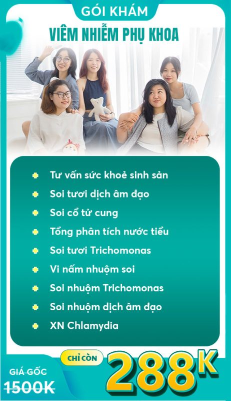 Ưu đãi tháng 8- 2026 Sức khỏe vững vàng – Đón ngàn ưu đãi 5 viêm nhiễm phụ khoa 288k
