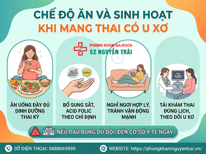 U Xơ Tử Cung Khi Mang Thai Có Nguy Hiểm Không? 7 Chế độ ăn và sinh hoạt khi mang thai có u xơ