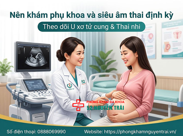 U Xơ Tử Cung Khi Mang Thai Có Nguy Hiểm Không? 9 Nên khám phụ khoa và siêu âm thai định kỳ