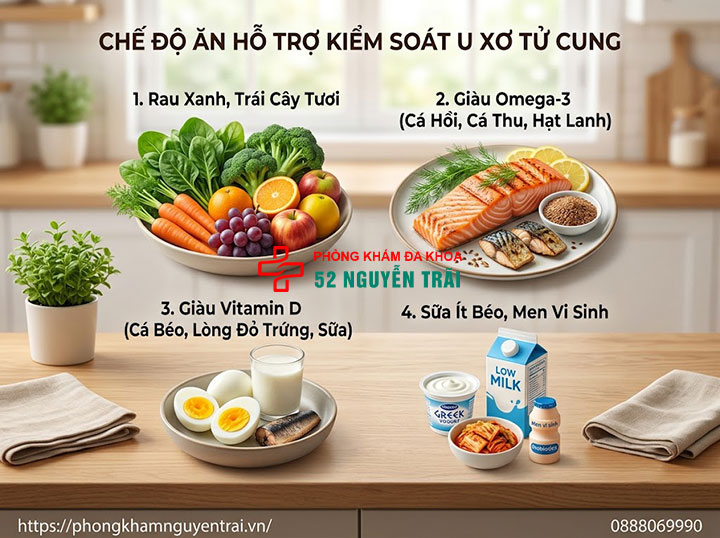 U Xơ Tử Cung Kiêng Ăn Gì, Nên Ăn Gì? Giải Đáp Chi Tiết 1 Thực phẩm nên ăn để hỗ trợ kiểm soát u xơ tử cung