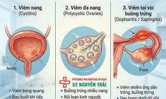 Viêm nang, viêm đa nang, viêm tai vòi buồng trứng: Phân biệt